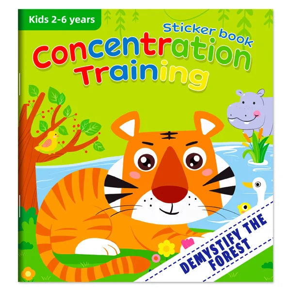 Children’s Reusable Stickers Books Cartoon Stationery Stickers for Kids Early Education Cartoon Cute Stickers
