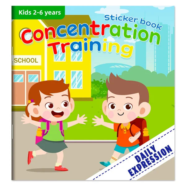 Children’s Reusable Stickers Books Cartoon Stationery Stickers for Kids Early Education Cartoon Cute Stickers