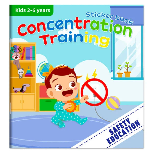 Children’s Reusable Stickers Books Cartoon Stationery Stickers for Kids Early Education Cartoon Cute Stickers