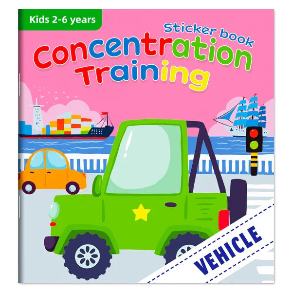 Children’s Reusable Stickers Books Cartoon Stationery Stickers for Kids Early Education Cartoon Cute Stickers