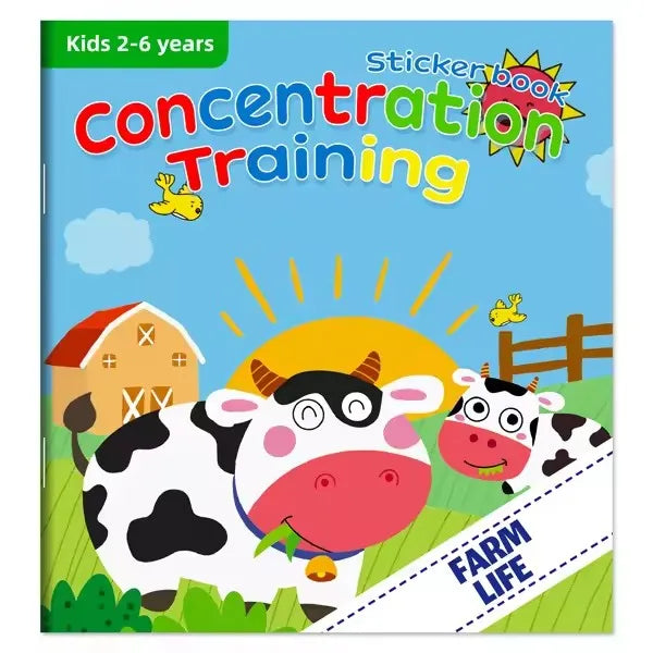 Children’s Reusable Stickers Books Cartoon Stationery Stickers for Kids Early Education Cartoon Cute Stickers