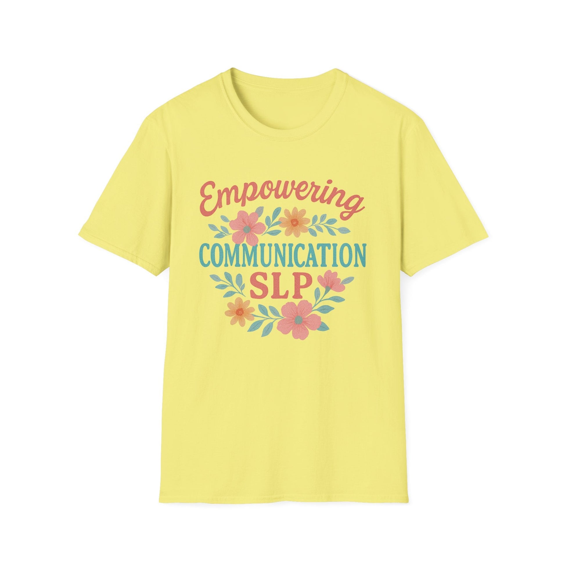 Empowering Communication SLP Tee - S / Cornsilk - T-Shirt