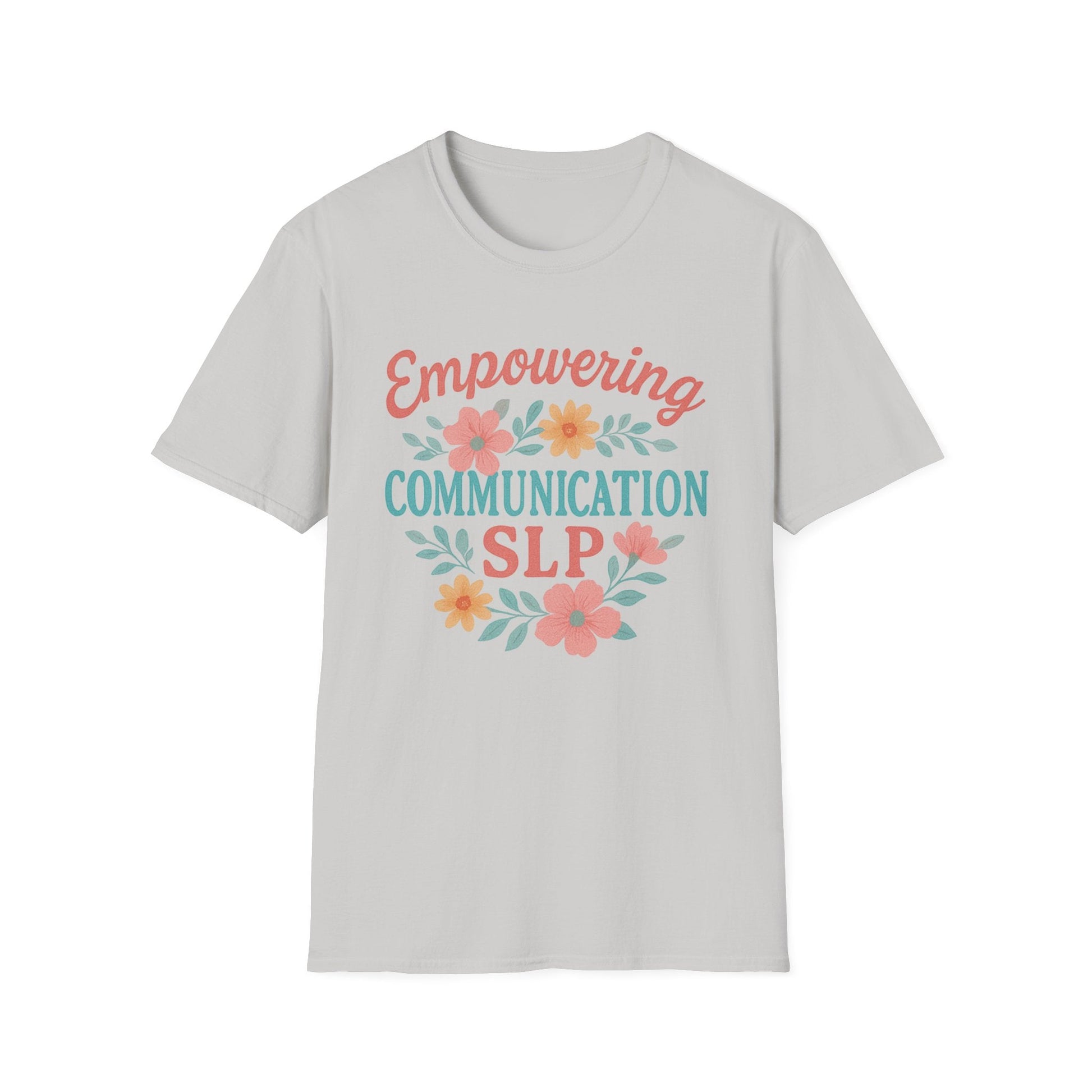 Empowering Communication SLP Tee - S / Ice Grey - T-Shirt