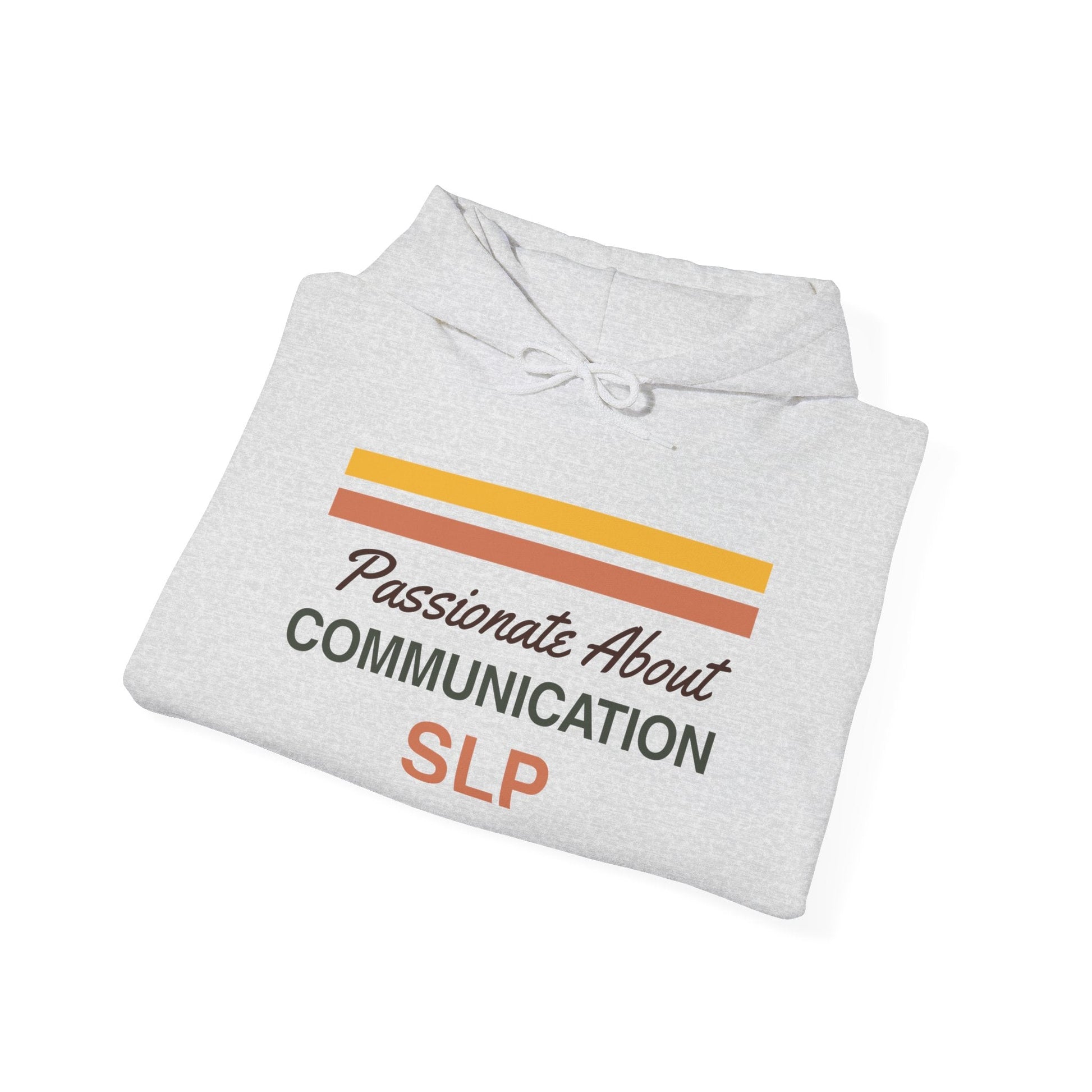 Passionate About Communication SLP Hoodie - Cozy Sweatshirt for Speech Language Pathologists Gift for Therapists Study