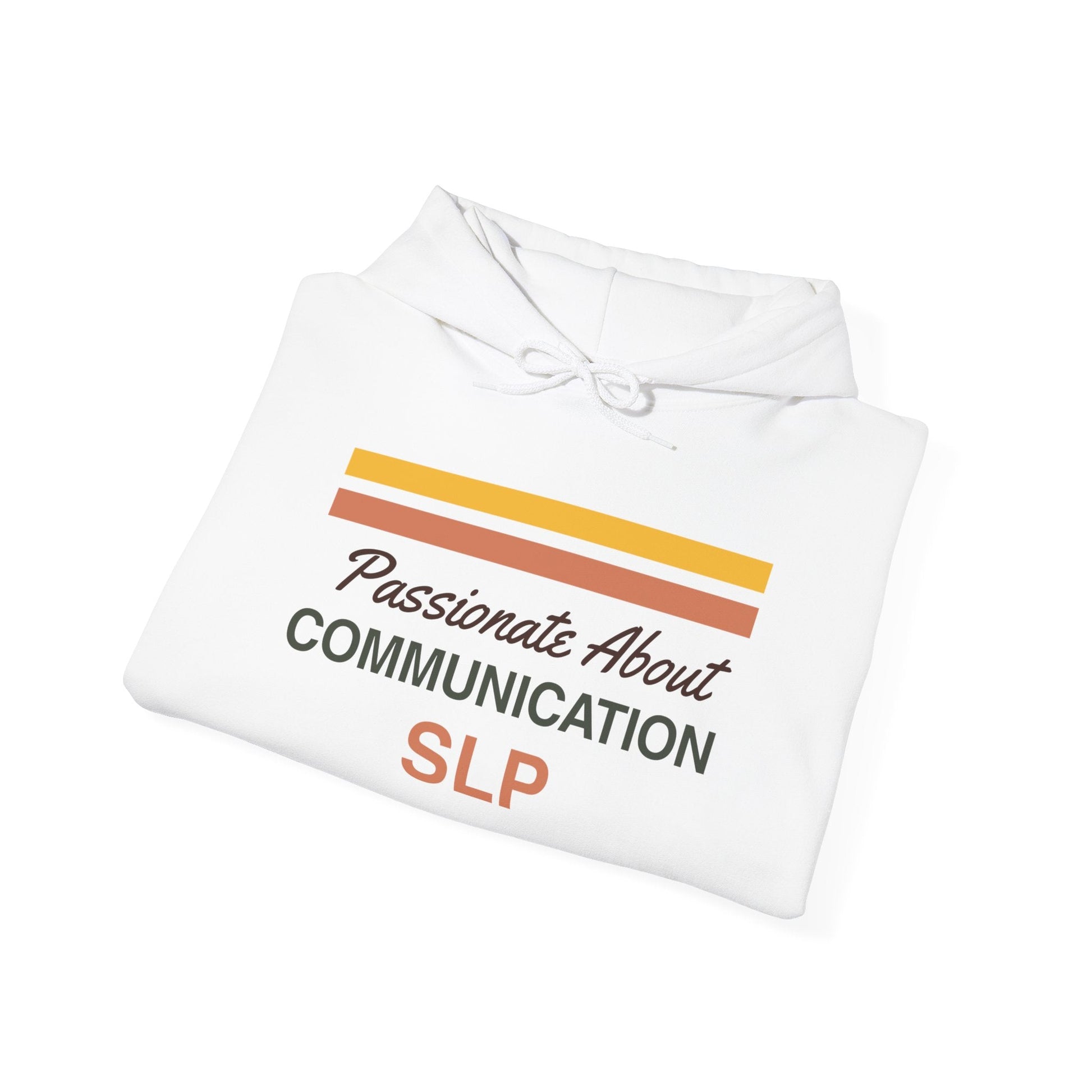 Passionate About Communication SLP Hoodie - Cozy Sweatshirt for Speech Language Pathologists Gift for Therapists Study