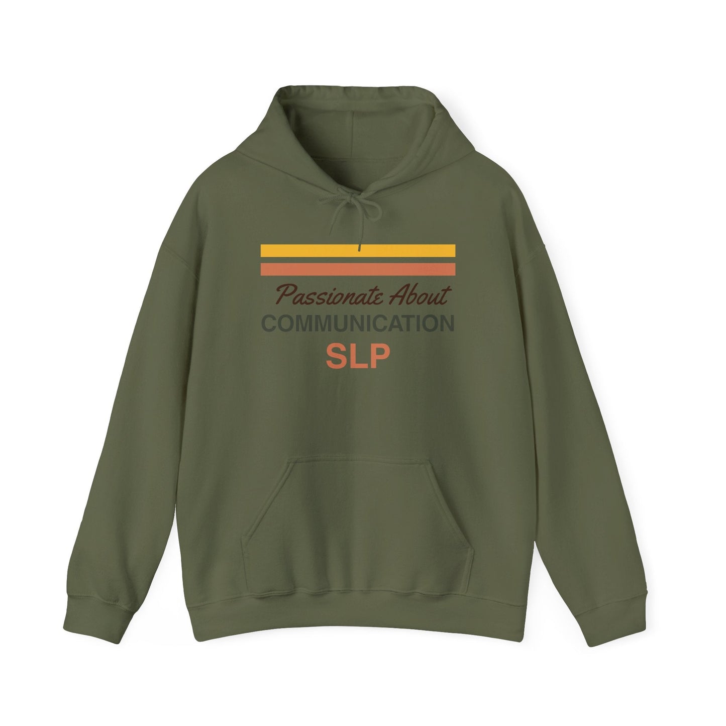 Passionate About Communication SLP Hoodie - Cozy Sweatshirt for Speech Language Pathologists Gift for Therapists Study