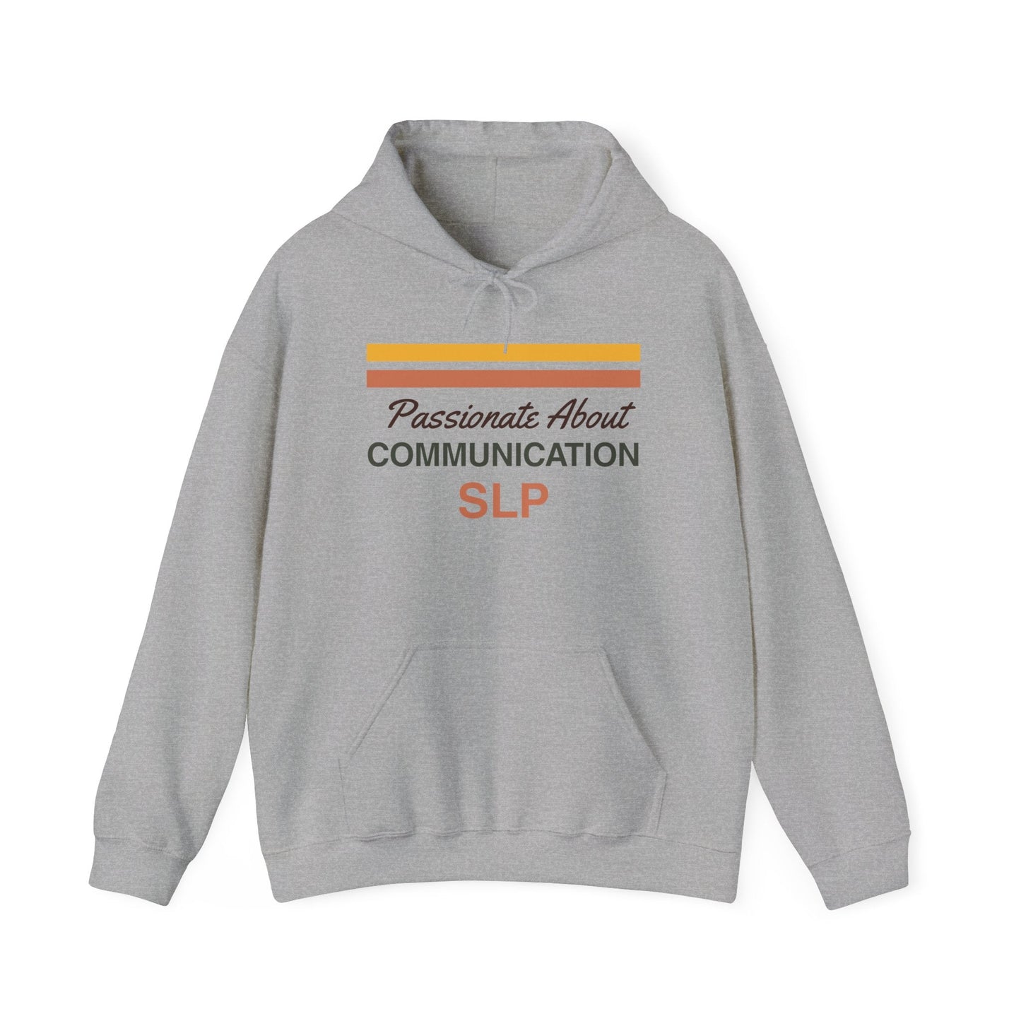 Passionate About Communication SLP Hoodie - Cozy Sweatshirt for Speech Language Pathologists Gift for Therapists Study