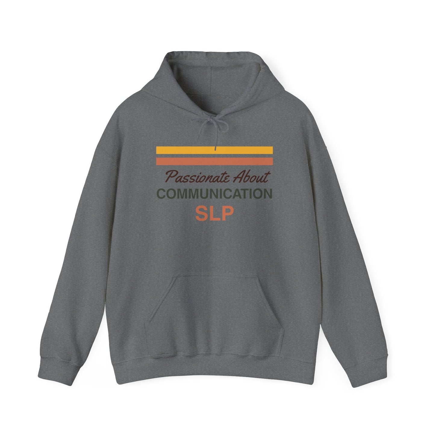 Passionate About Communication SLP Hoodie - Cozy Sweatshirt for Speech Language Pathologists Gift for Therapists Study