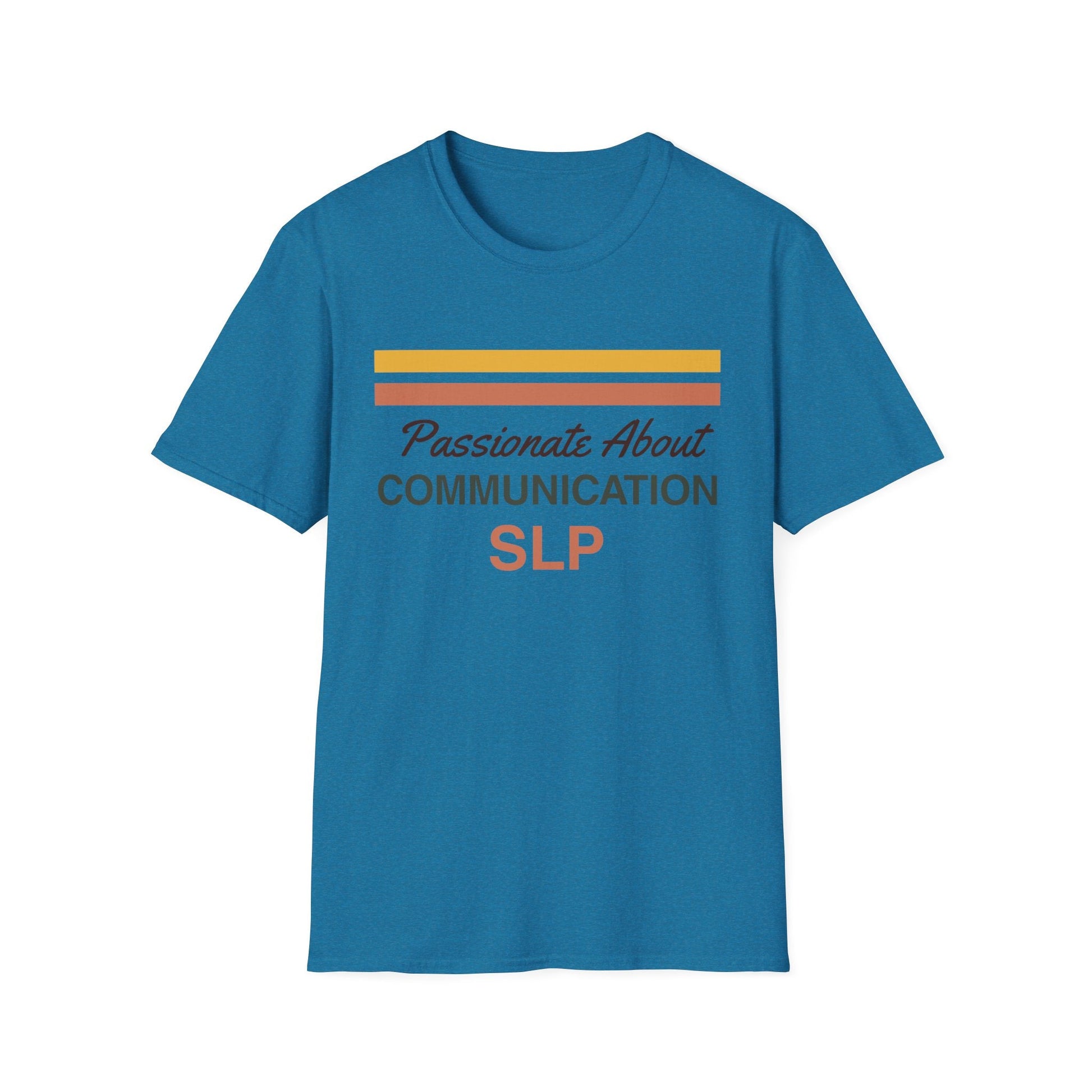 Passionate About Communication SLP T-Shirt - S / Antique Sapphire - T-Shirt