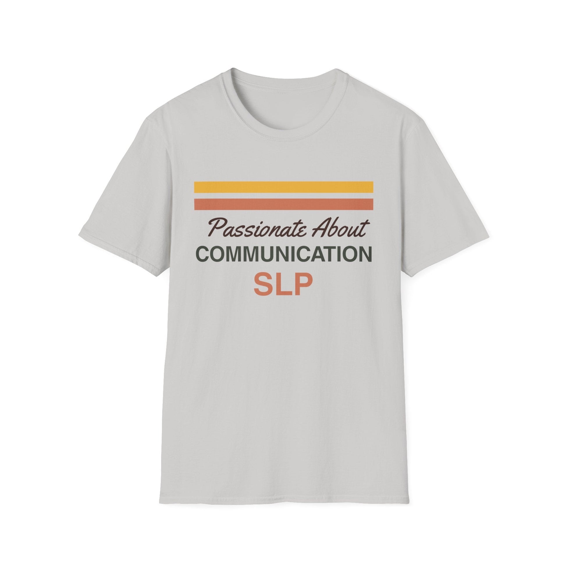 Passionate About Communication SLP T-Shirt - S / Ice Grey - T-Shirt