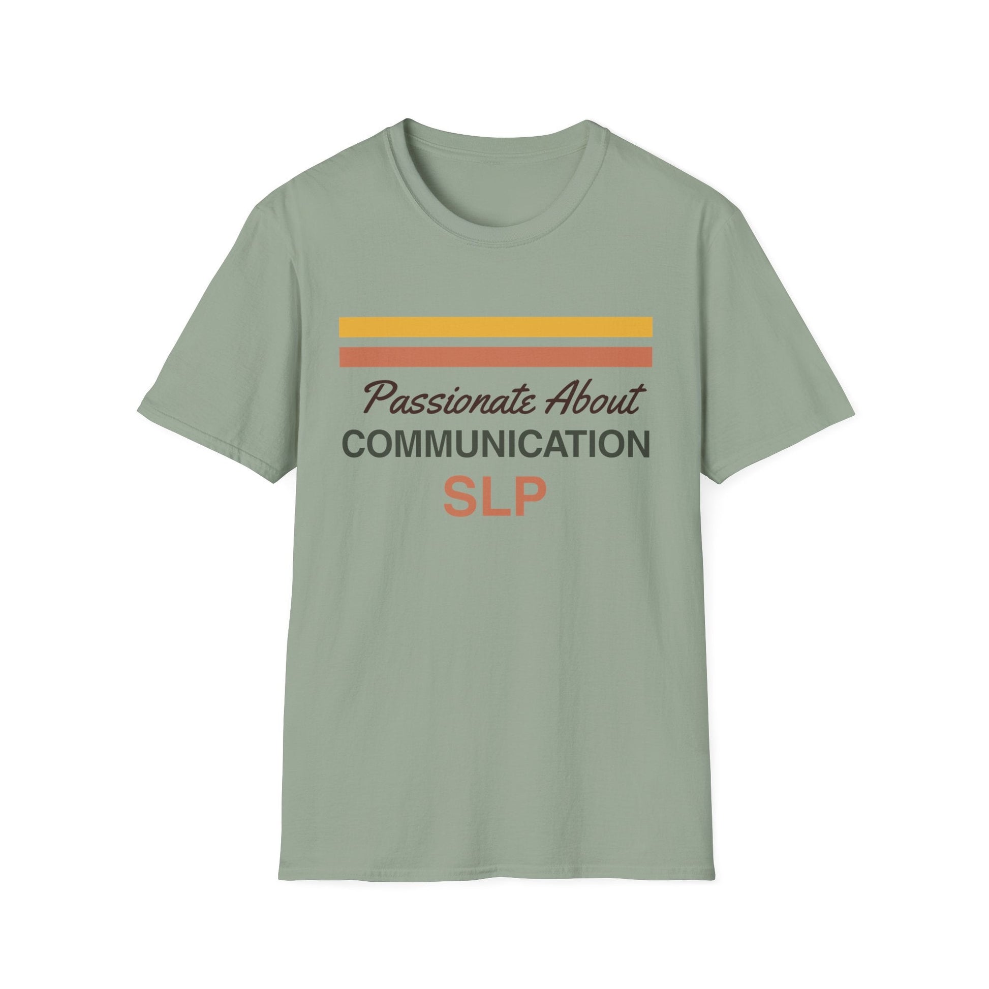 Passionate About Communication SLP T-Shirt - S / Sage - T-Shirt