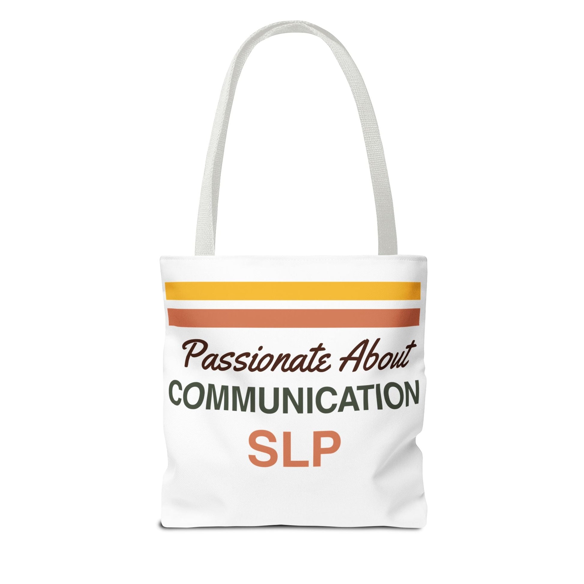 Passionate About Communication SLP Tote Bag - Perfect Gift for Speech-Language Pathologists - Bags