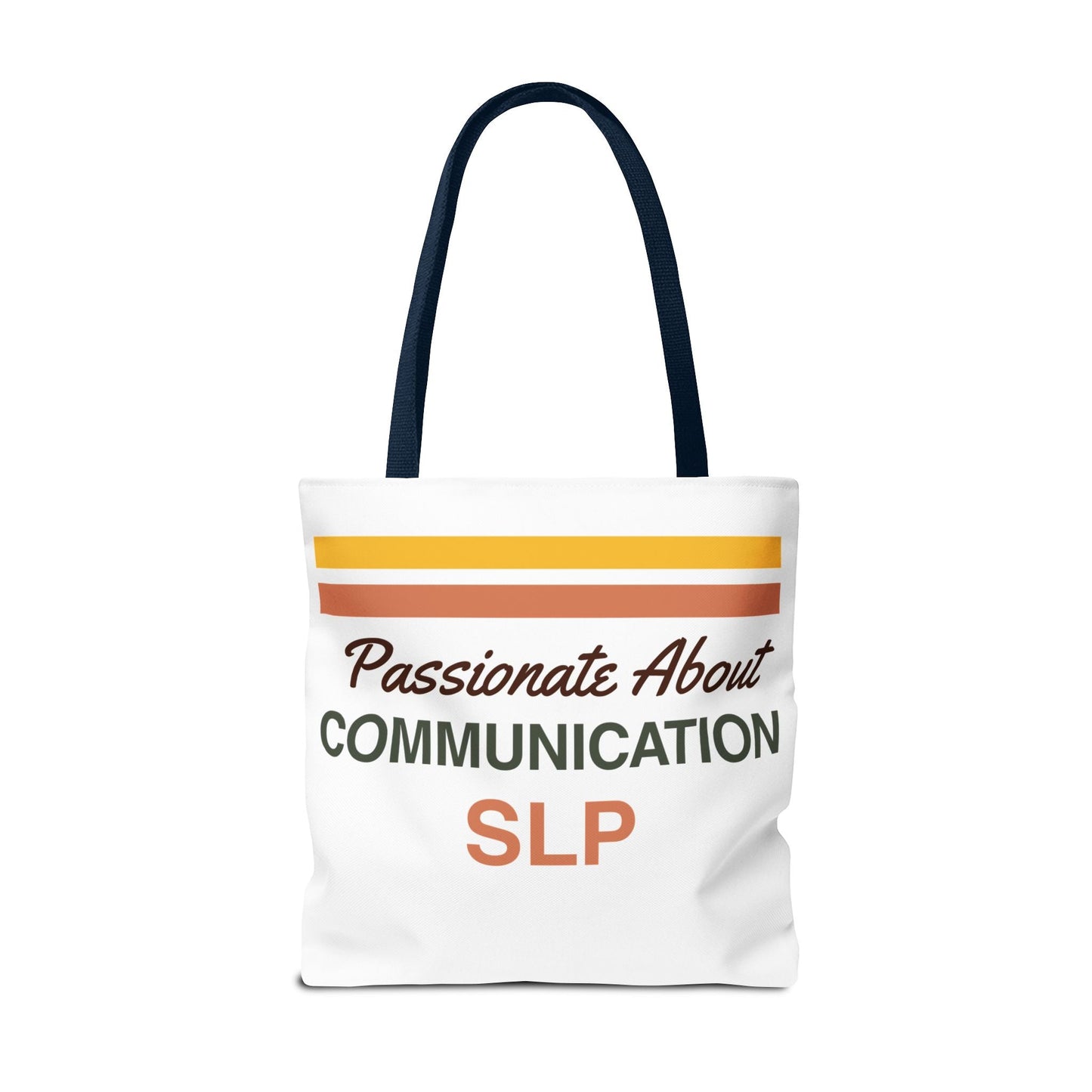 Passionate About Communication SLP Tote Bag - Perfect Gift for Speech-Language Pathologists - Bags