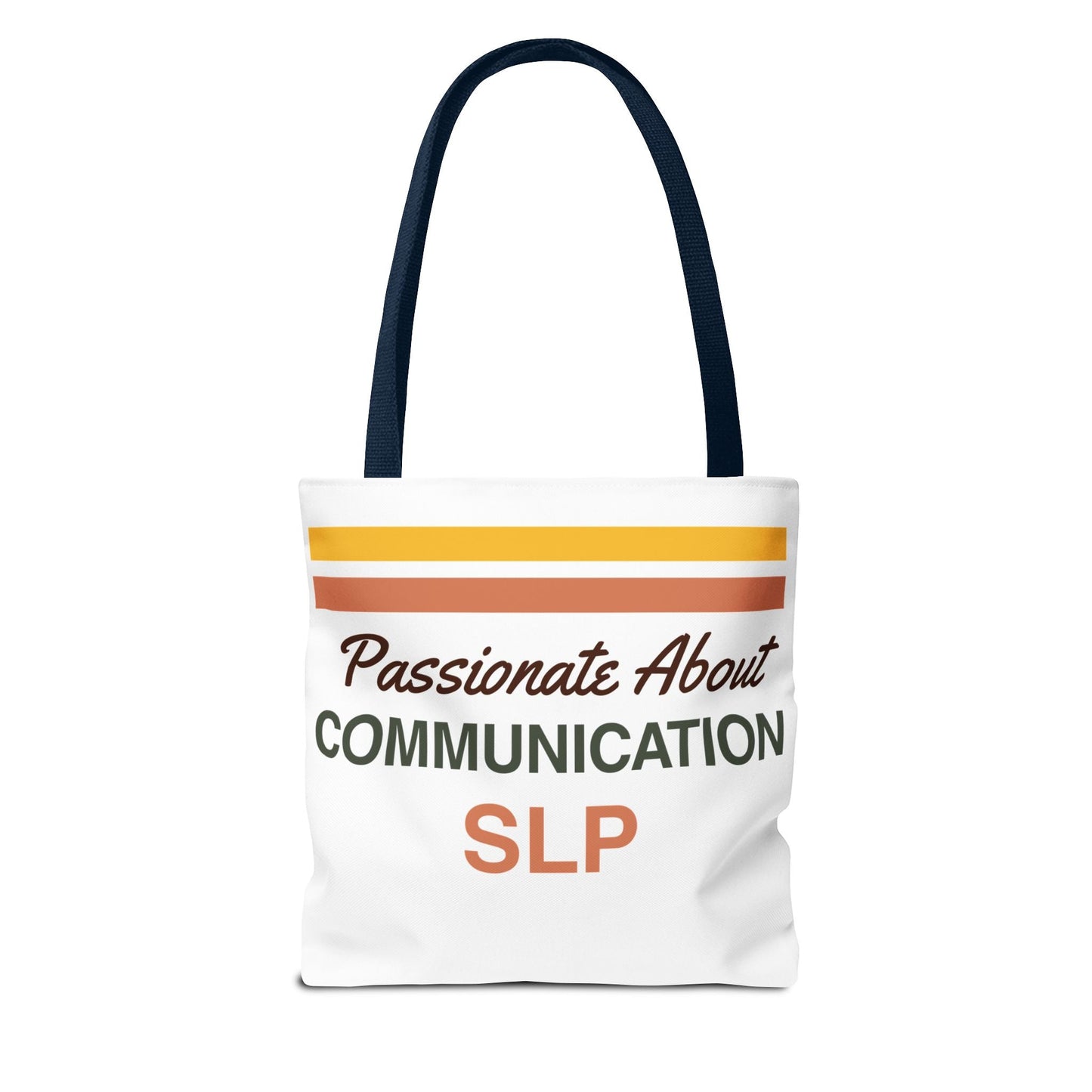 Passionate About Communication SLP Tote Bag - Perfect Gift for Speech-Language Pathologists - Bags