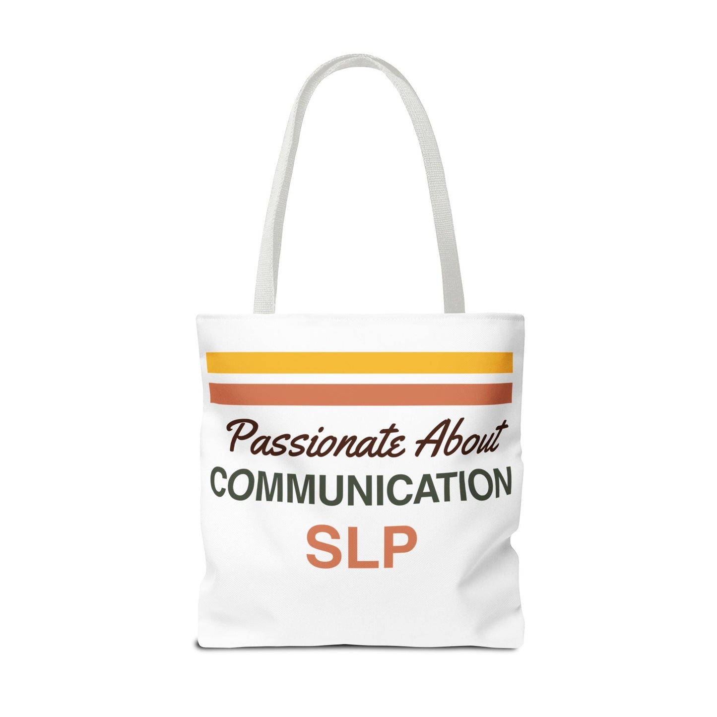 Passionate About Communication SLP Tote Bag - Perfect Gift for Speech-Language Pathologists - Bags