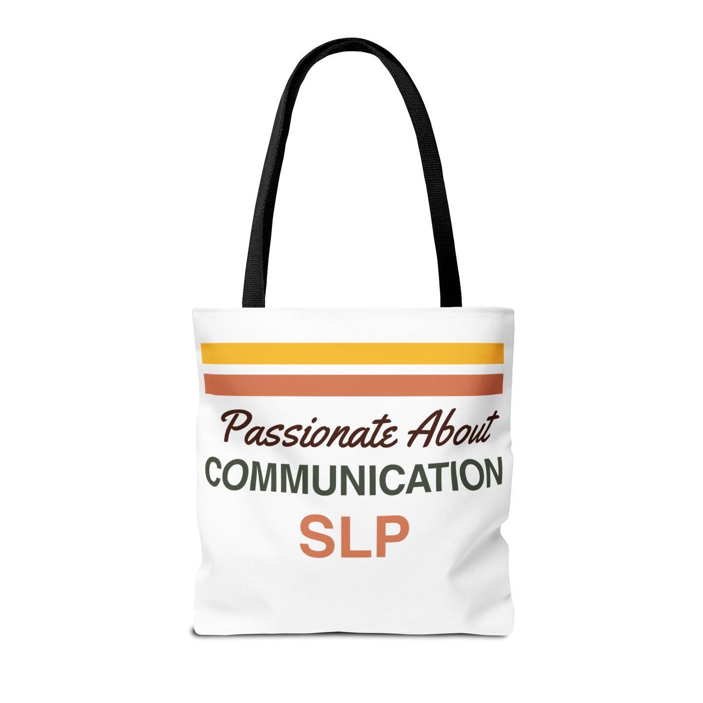 Passionate About Communication SLP Tote Bag - Perfect Gift for Speech-Language Pathologists - Bags