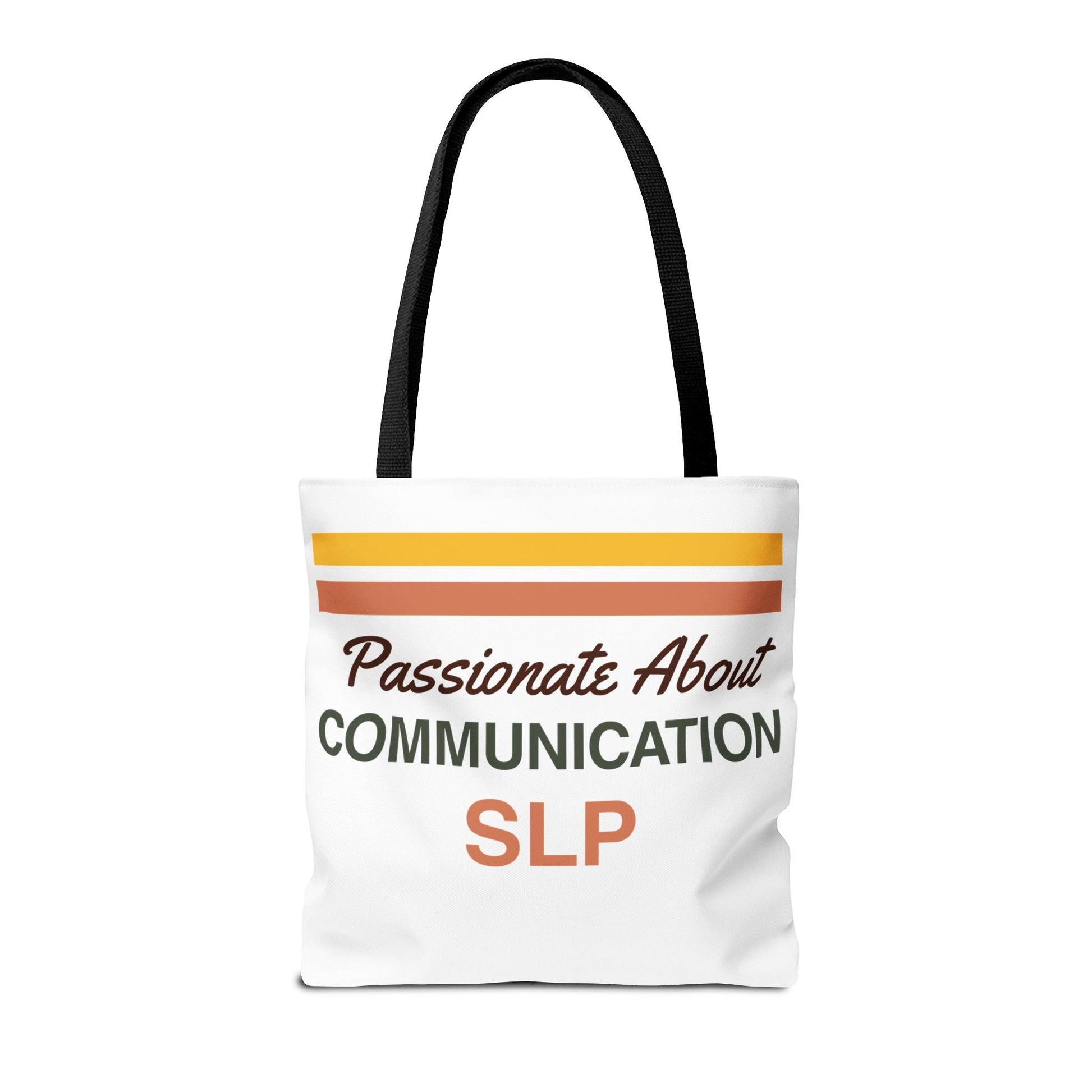 Passionate About Communication SLP Tote Bag - Perfect Gift for Speech-Language Pathologists - Bags