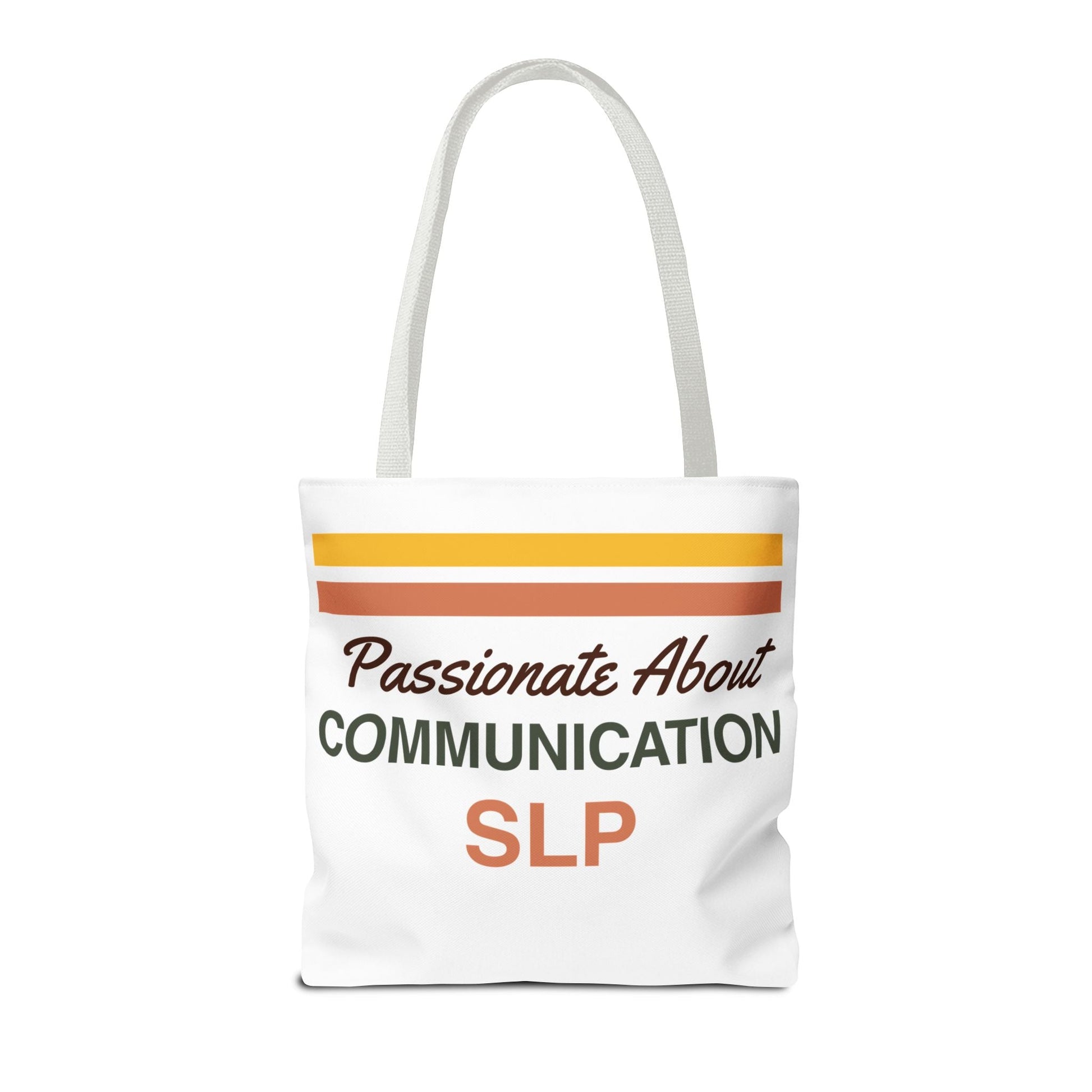 Passionate About Communication SLP Tote Bag - Perfect Gift for Speech-Language Pathologists - Bags