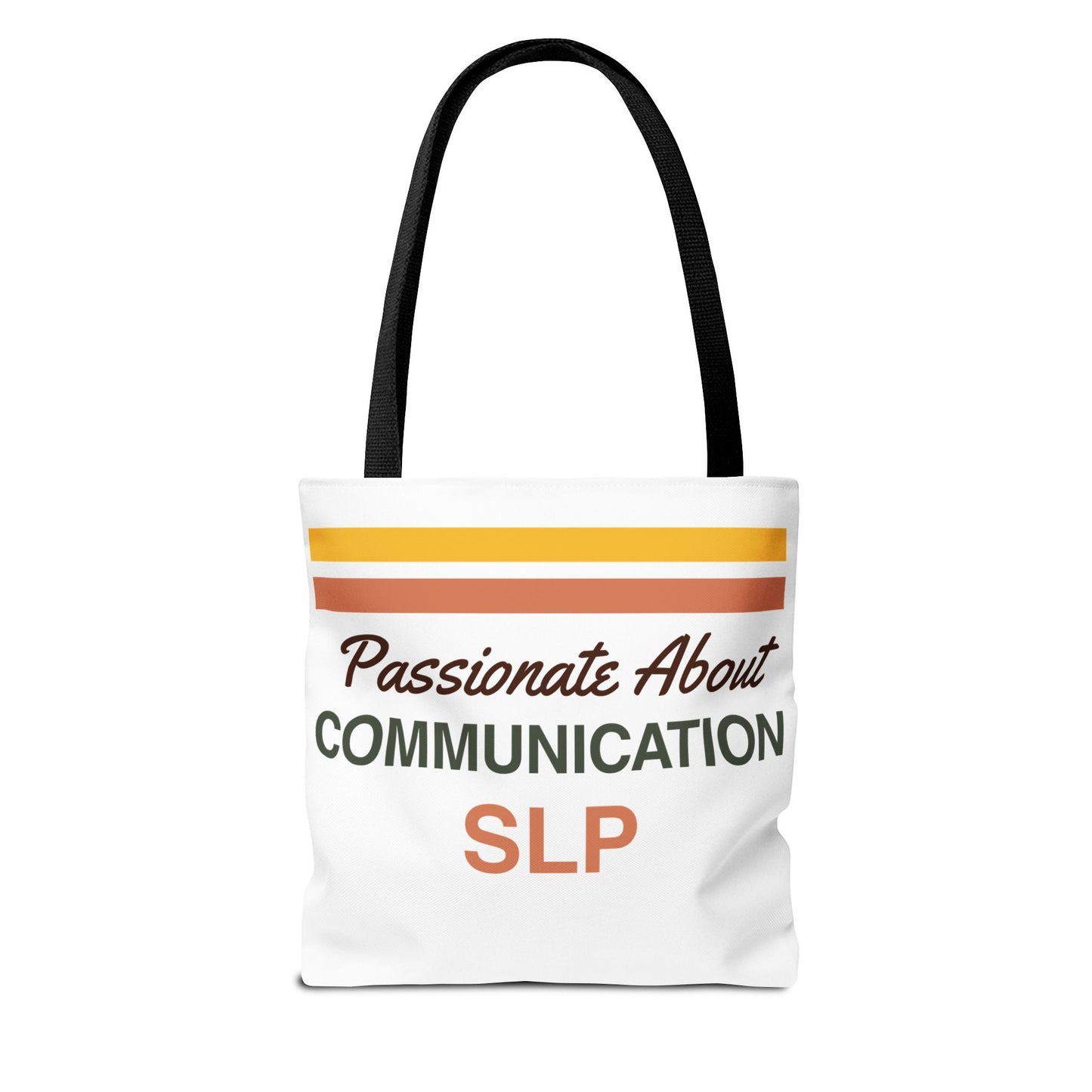 Passionate About Communication SLP Tote Bag - Perfect Gift for Speech-Language Pathologists - Bags