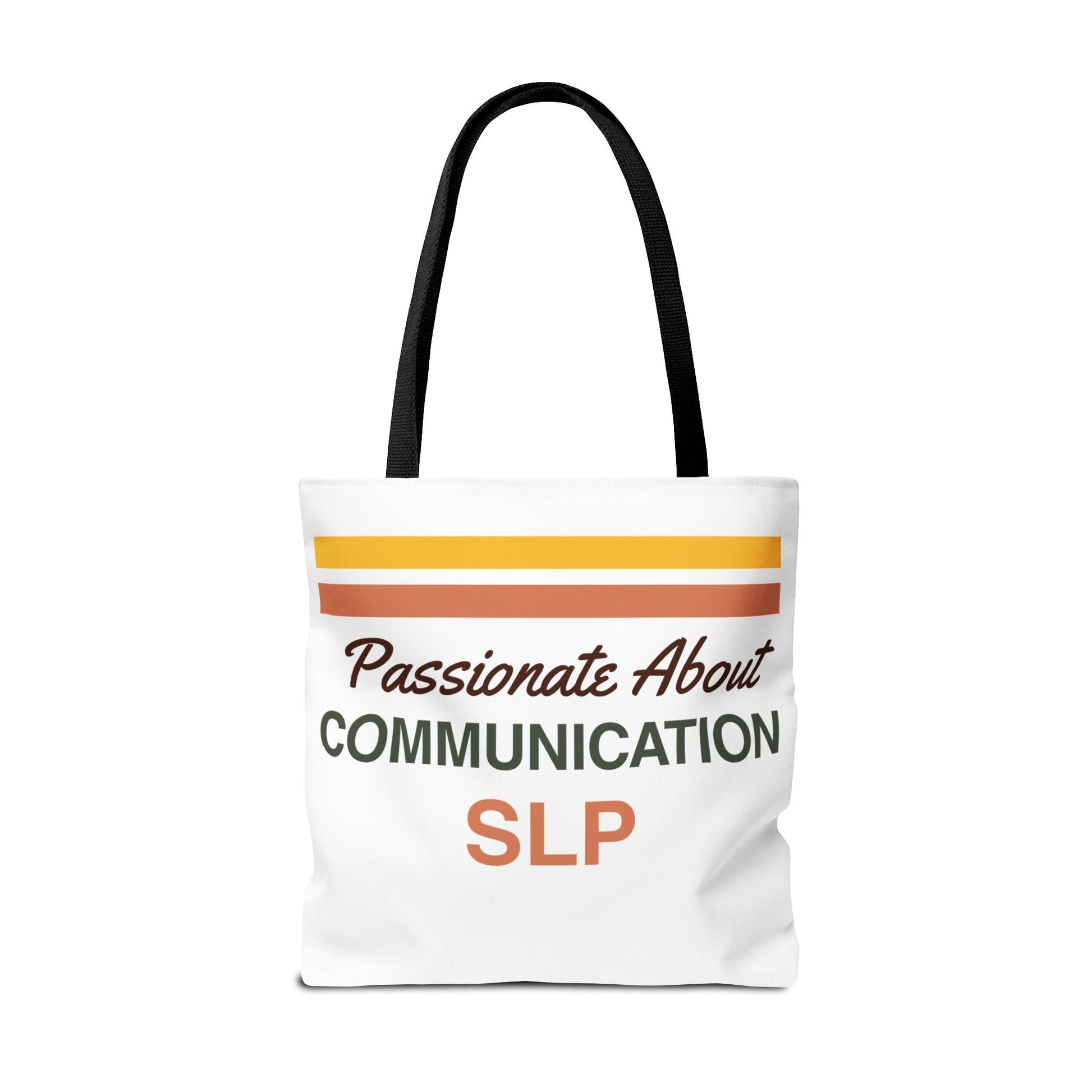 Passionate About Communication SLP Tote Bag - Perfect Gift for Speech-Language Pathologists - Bags