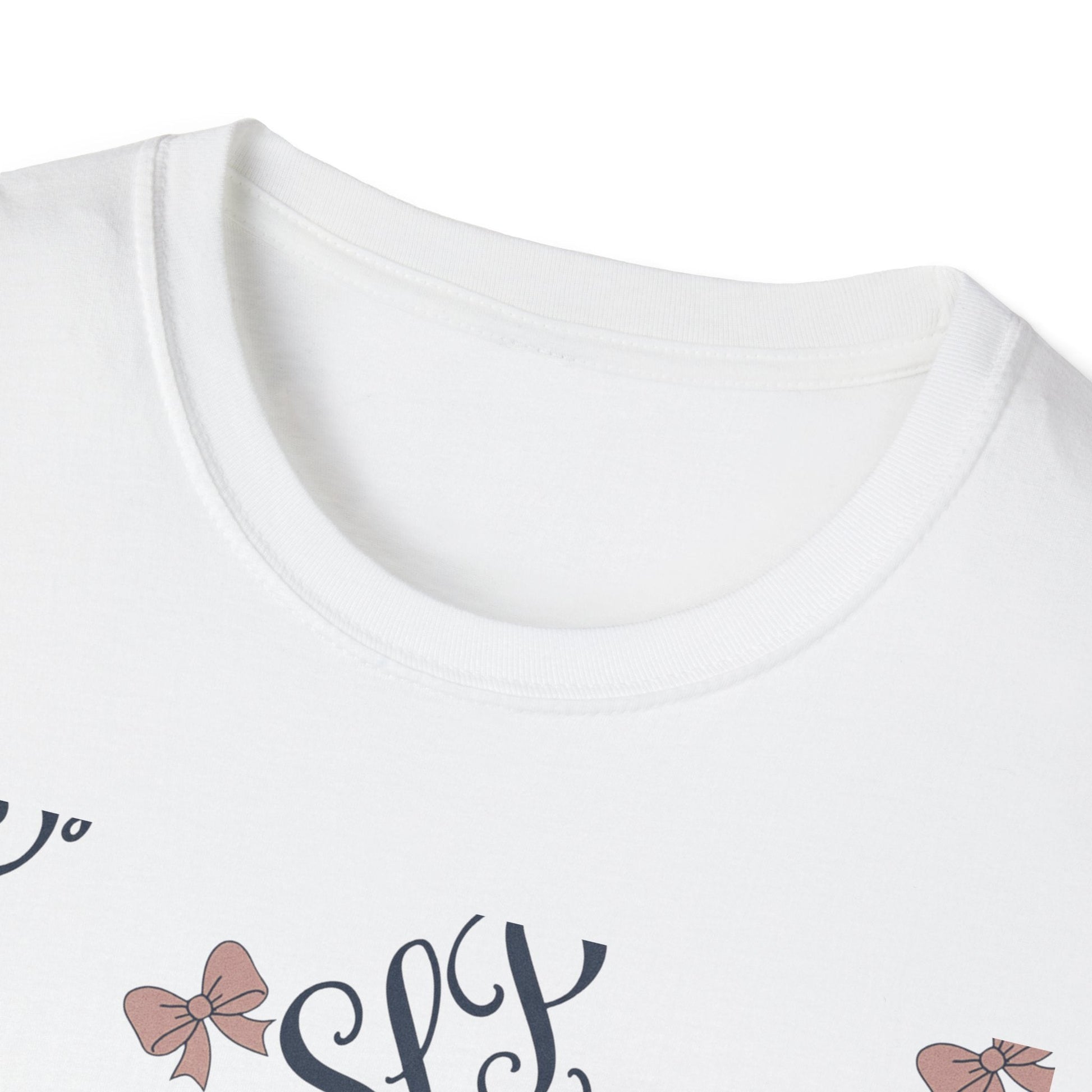 SLP Bow Tee - Softstyle T-Shirt for Speech Therapists - T-Shirt