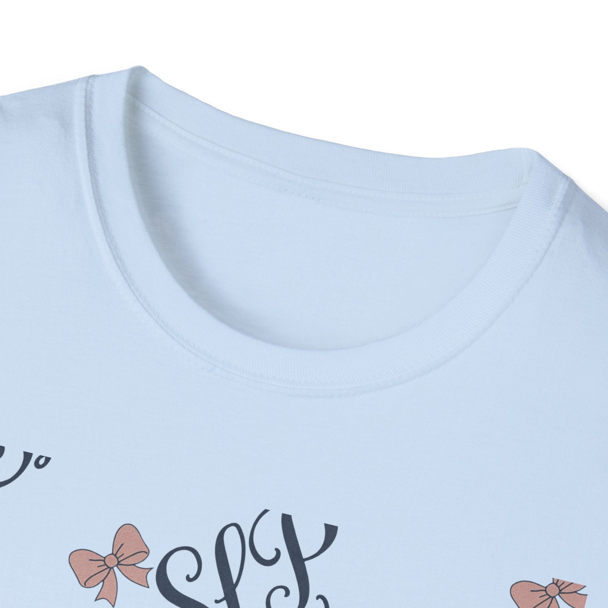 SLP Bow Tee - Softstyle T-Shirt for Speech Therapists - T-Shirt