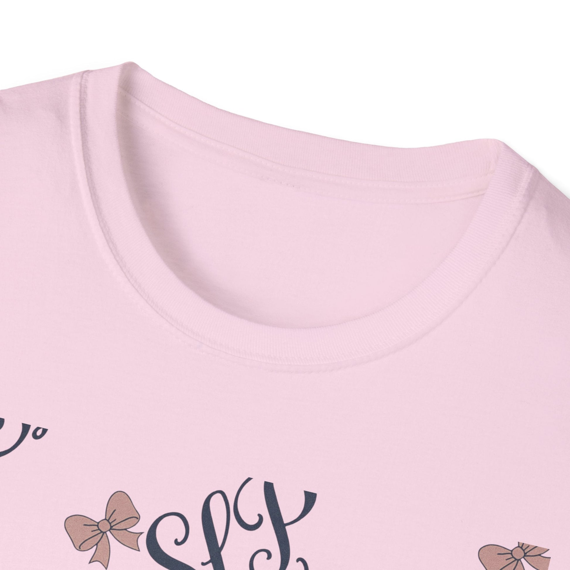 SLP Bow Tee - Softstyle T-Shirt for Speech Therapists - T-Shirt