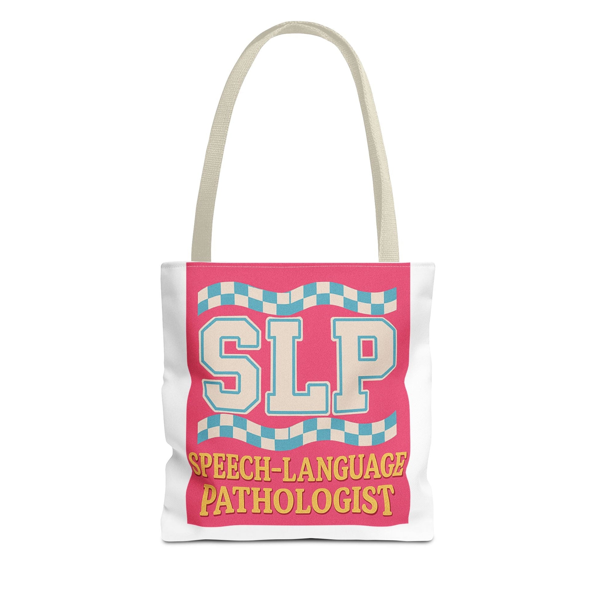 SLP Speech-Language Pathologist Tote Bag - 13’’ × 13’’ / Beige - Bags