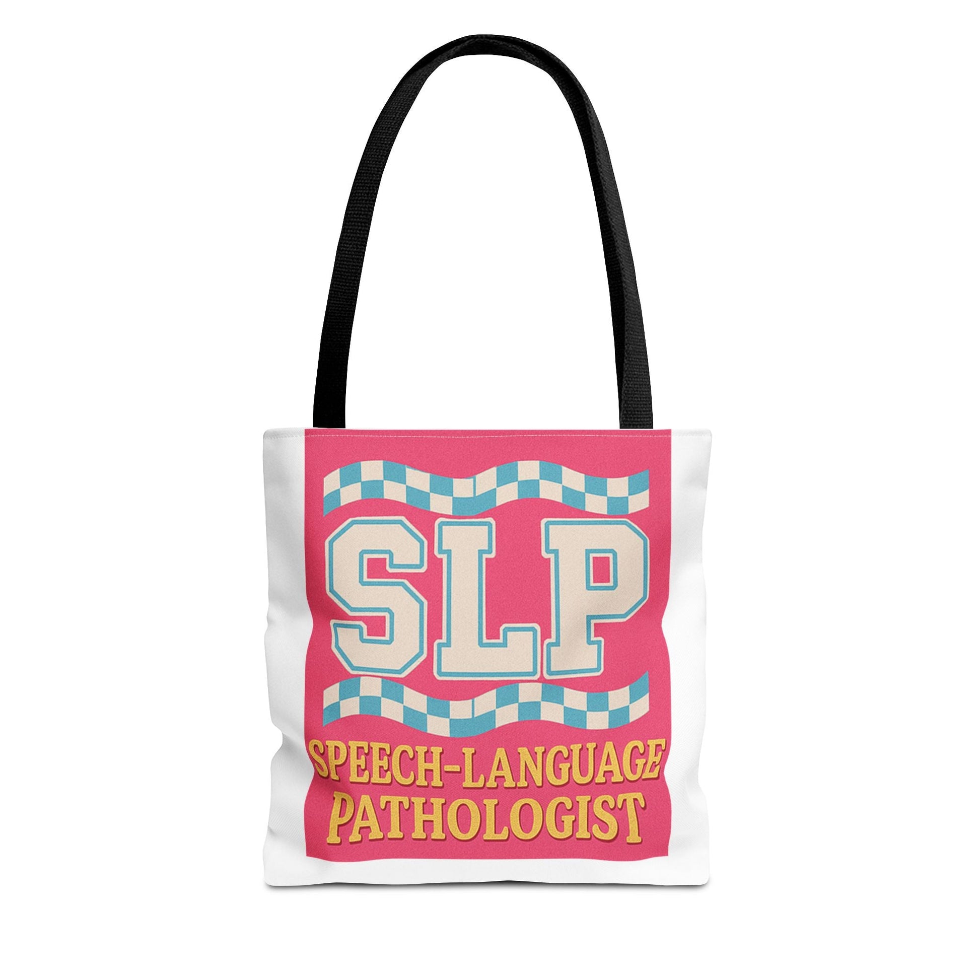 SLP Speech-Language Pathologist Tote Bag - 13’’ × 13’’ / Black - Bags
