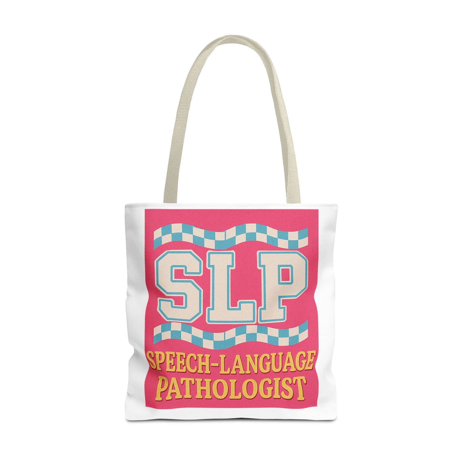 SLP Speech-Language Pathologist Tote Bag - 18’’ × 18’’ / Beige - Bags