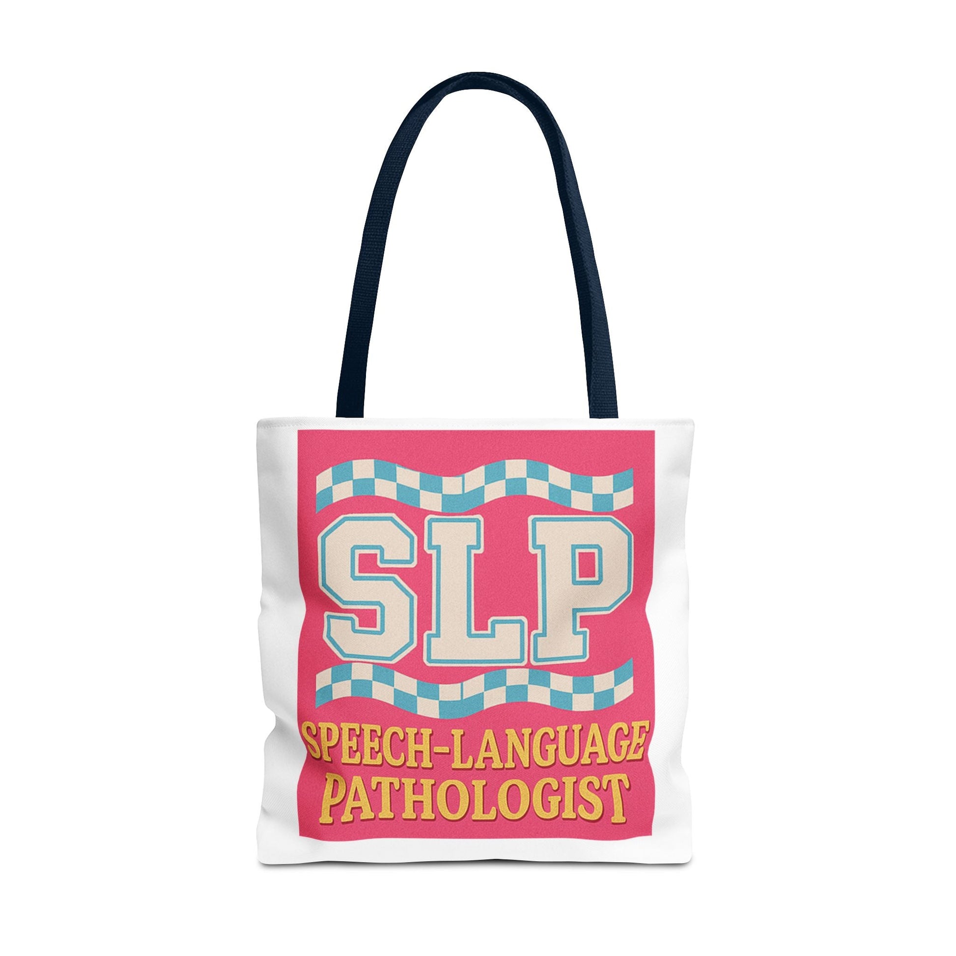 SLP Speech-Language Pathologist Tote Bag - 18’’ × 18’’ / Navy - Bags