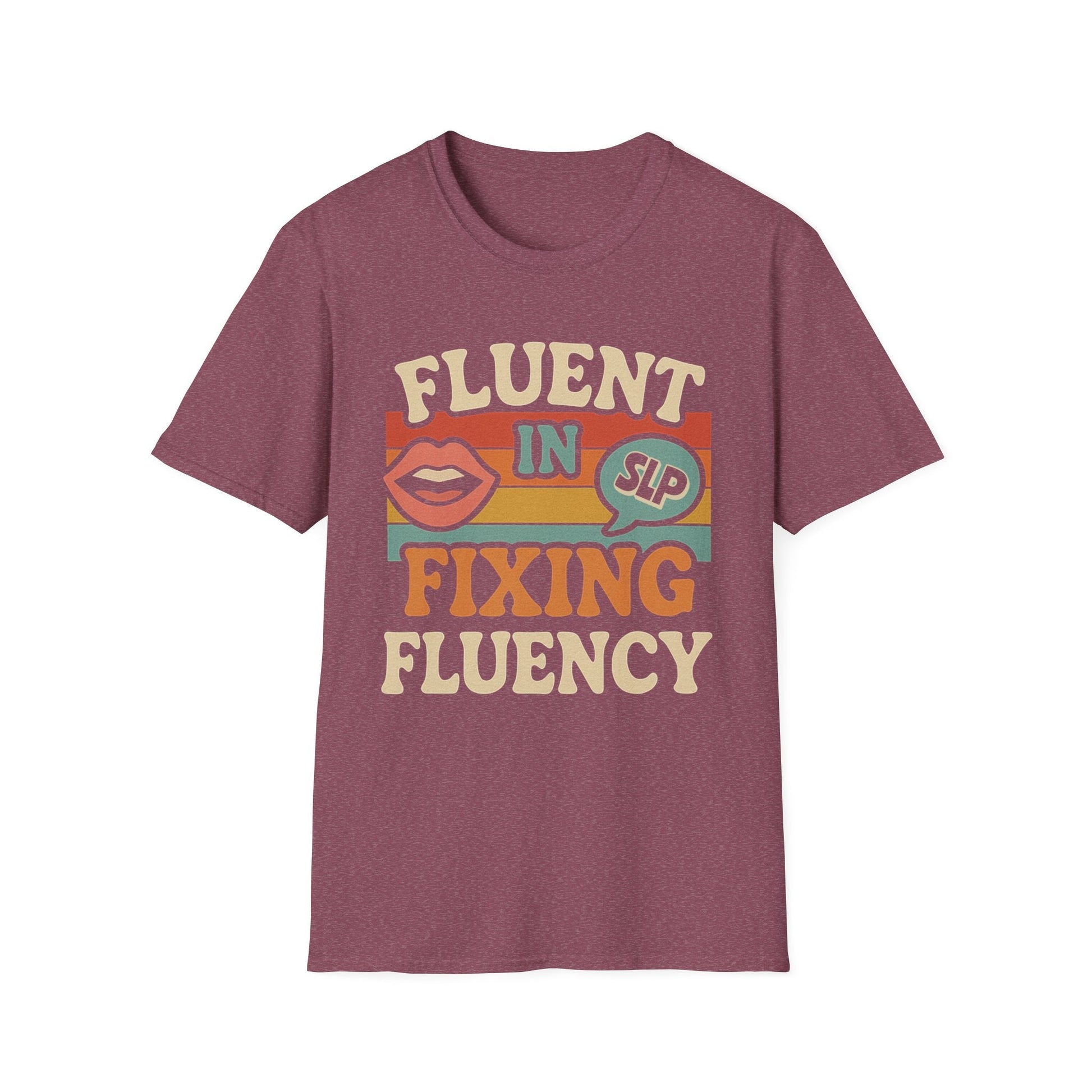 Speech-Language Pathology T-Shirt - S / Heather Maroon - T-Shirt