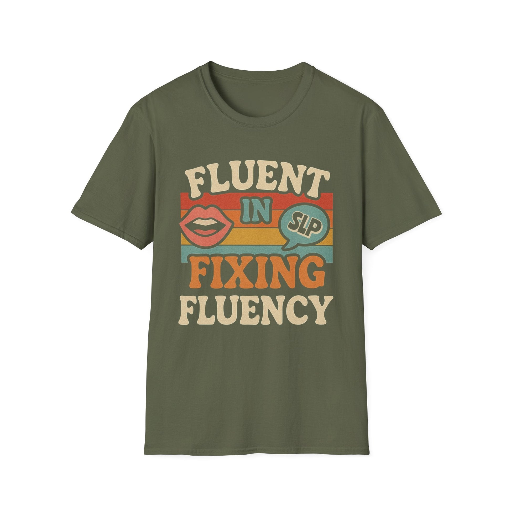 Speech-Language Pathology T-Shirt - S / Military Green - T-Shirt