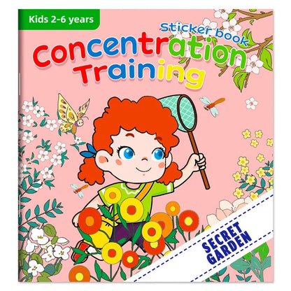 Children’s Reusable Stickers Books Cartoon Stationery Stickers for Kids Early Education Cartoon Cute Stickers