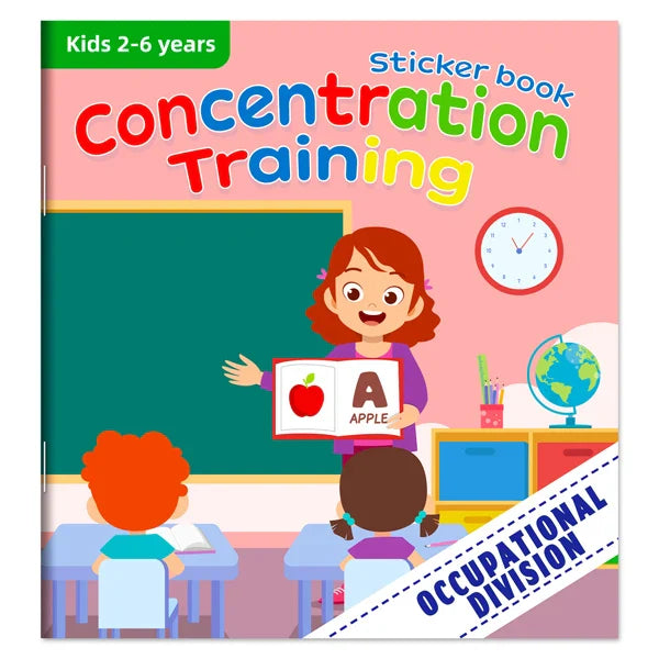 Children’s Reusable Stickers Books Cartoon Stationery Stickers for Kids Early Education Cartoon Cute Stickers