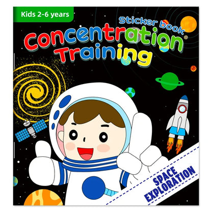 Children’s Reusable Stickers Books Cartoon Stationery Stickers for Kids Early Education Cartoon Cute Stickers