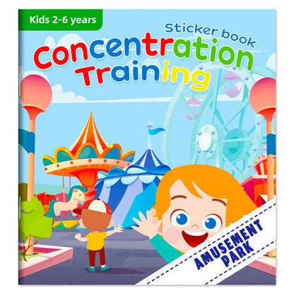 Children’s Reusable Stickers Books Cartoon Stationery Stickers for Kids Early Education Cartoon Cute Stickers