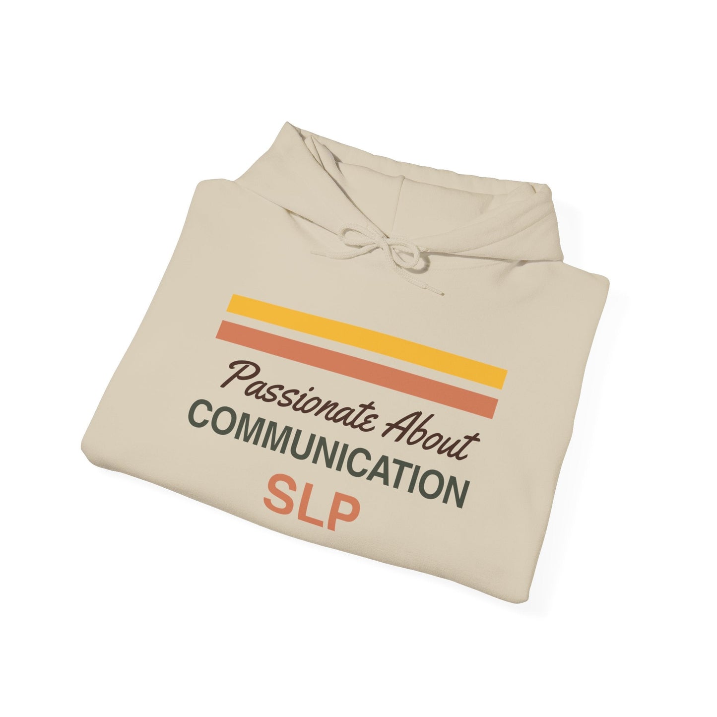 Passionate About Communication SLP Hoodie - Cozy Sweatshirt for Speech Language Pathologists Gift for Therapists Study
