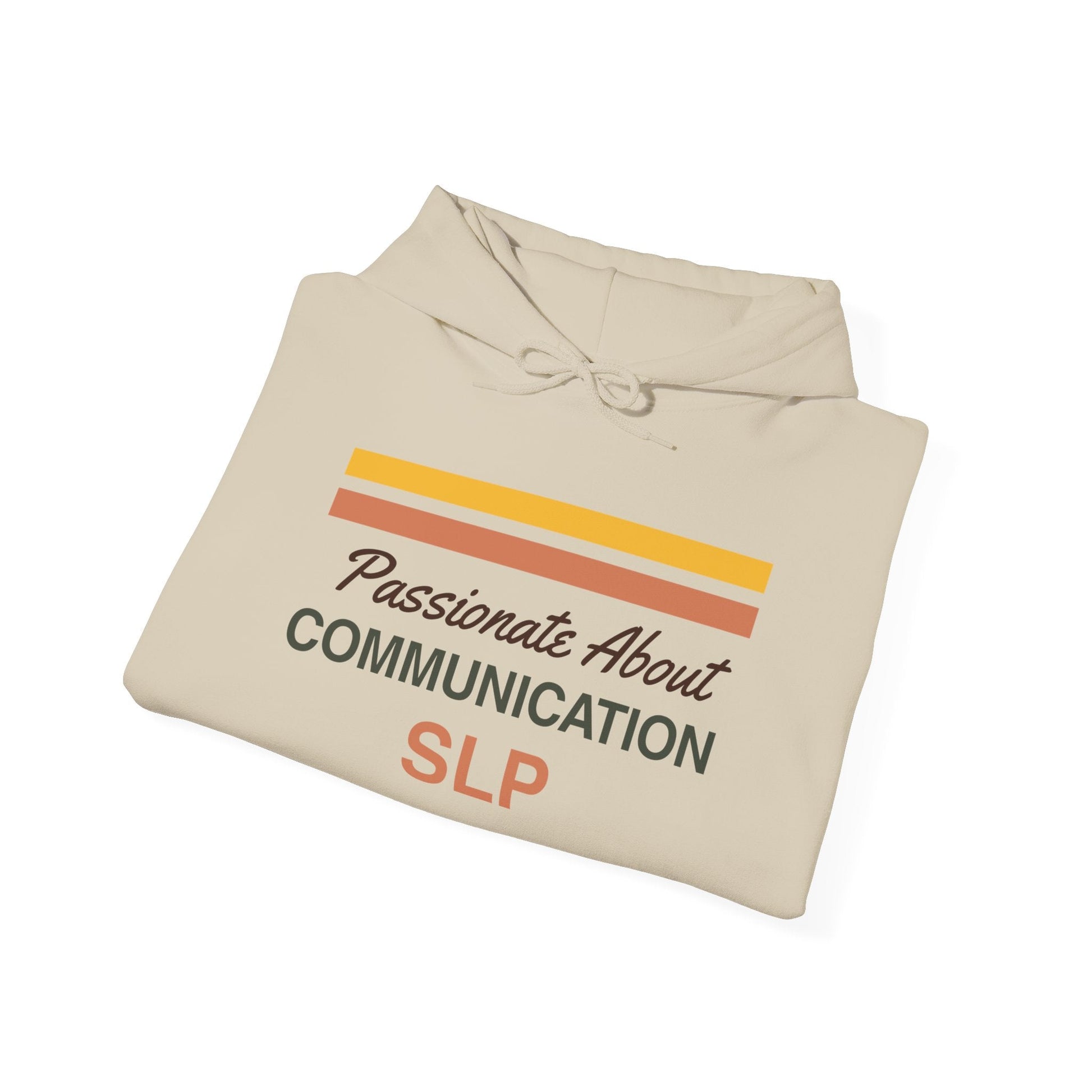 Passionate About Communication SLP Hoodie - Cozy Sweatshirt for Speech Language Pathologists Gift for Therapists Study