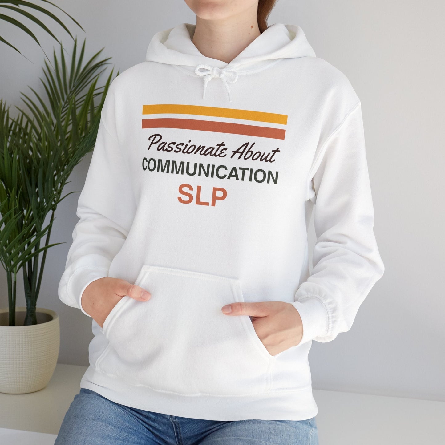 Passionate About Communication SLP Hoodie - Cozy Sweatshirt for Speech Language Pathologists Gift for Therapists Study