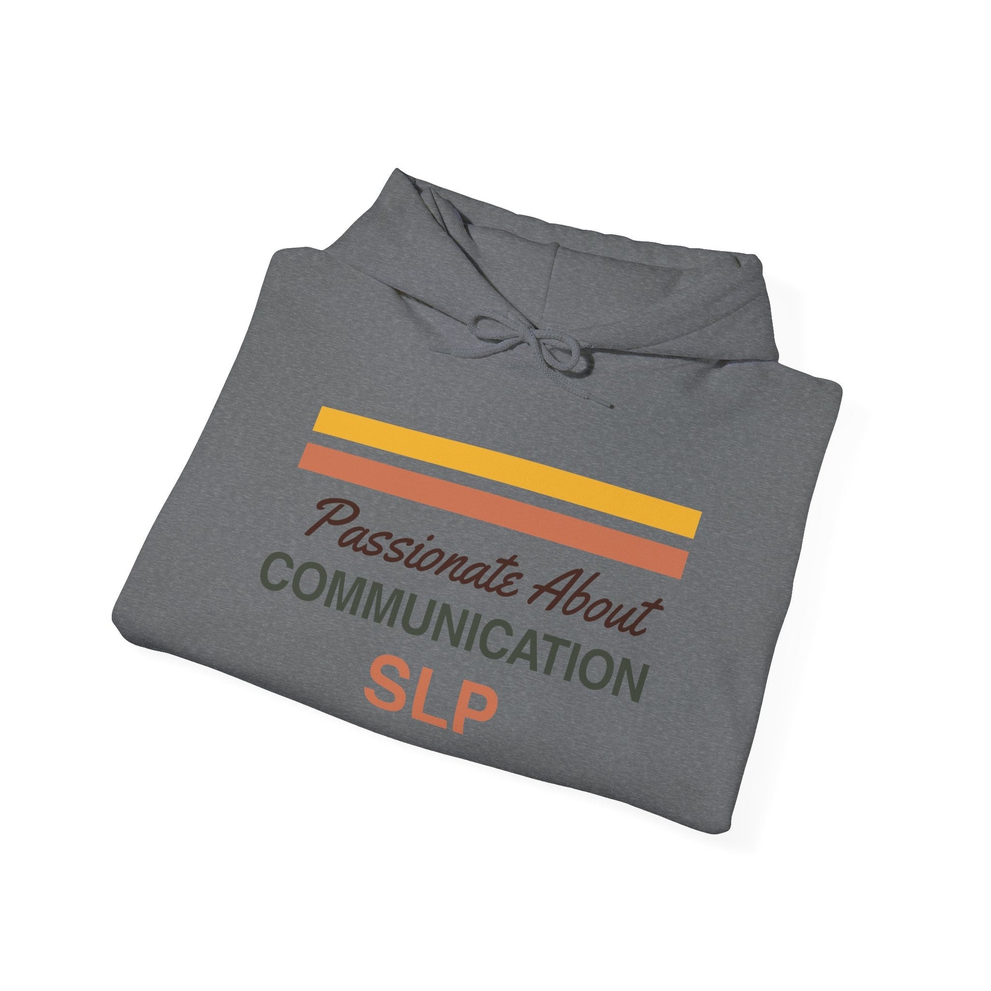 Passionate About Communication SLP Hoodie - Cozy Sweatshirt for Speech Language Pathologists Gift for Therapists Study