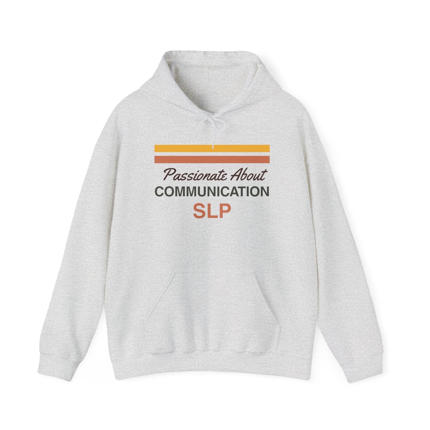Passionate About Communication SLP Hoodie - Cozy Sweatshirt for Speech Language Pathologists Gift for Therapists Study