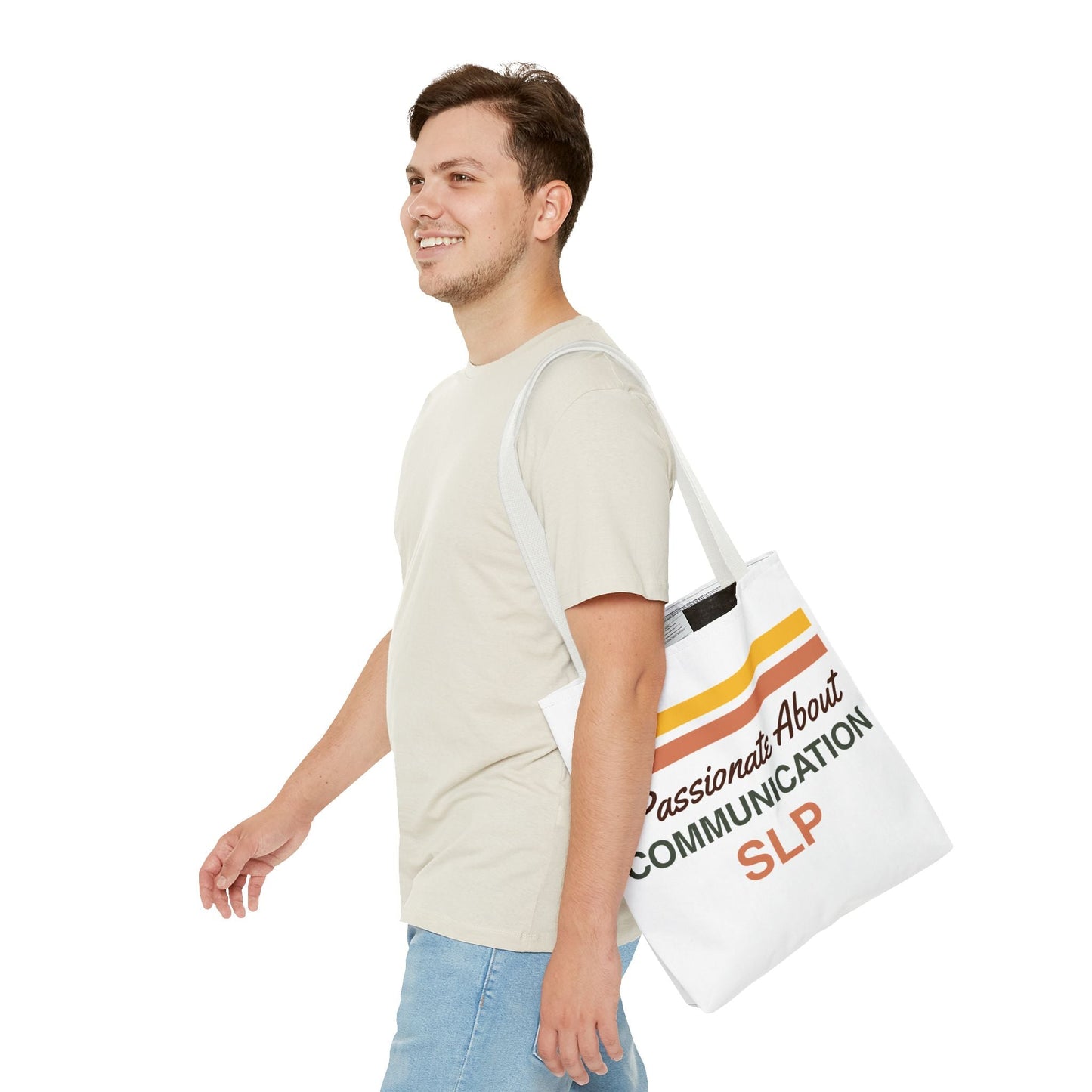 Passionate About Communication SLP Tote Bag - Perfect Gift for Speech-Language Pathologists - Bags