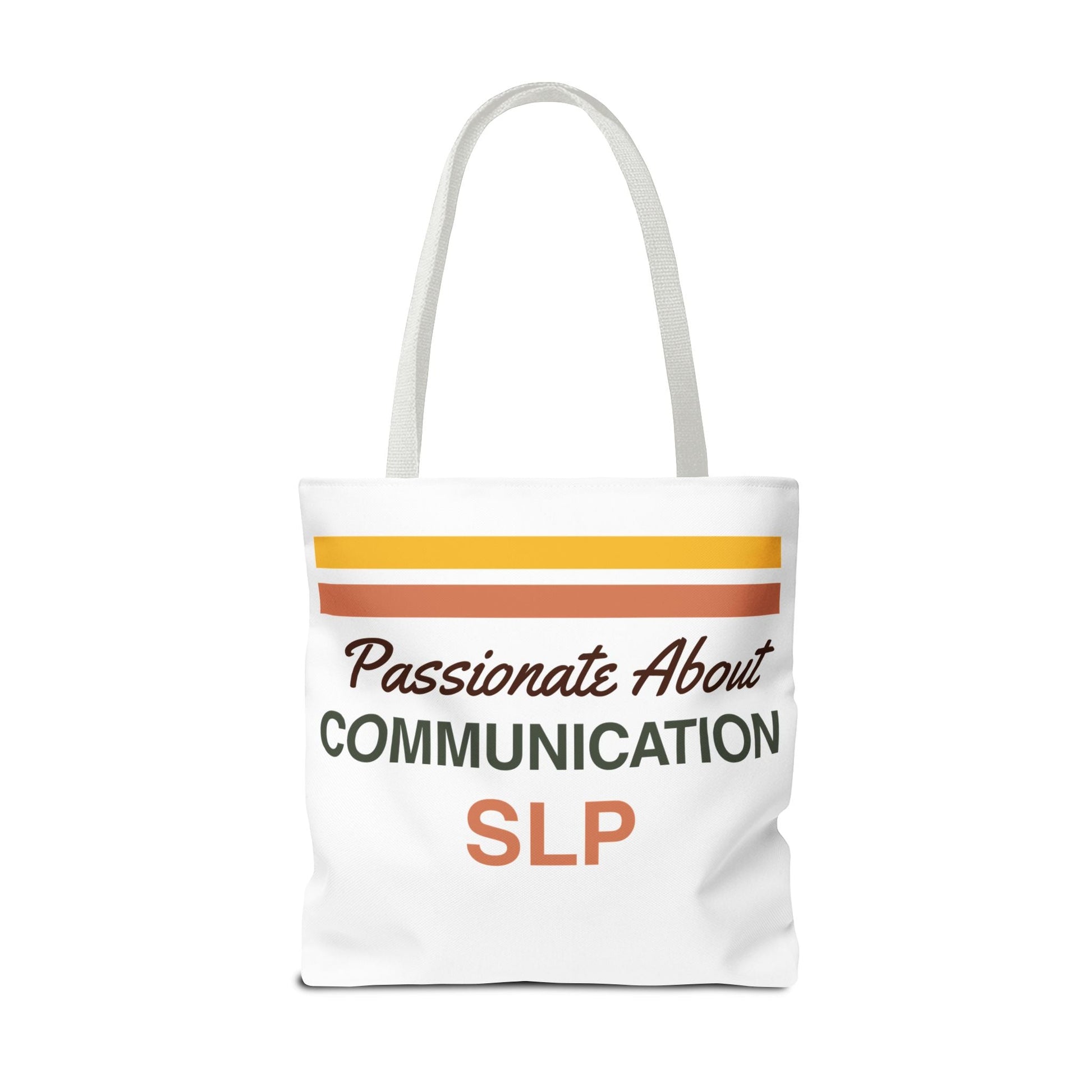 Passionate About Communication SLP Tote Bag - Perfect Gift for Speech-Language Pathologists - Bags