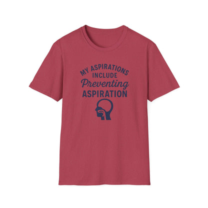 Preventing Aspiration T-Shirt - S / Heather Cardinal - T-Shirt