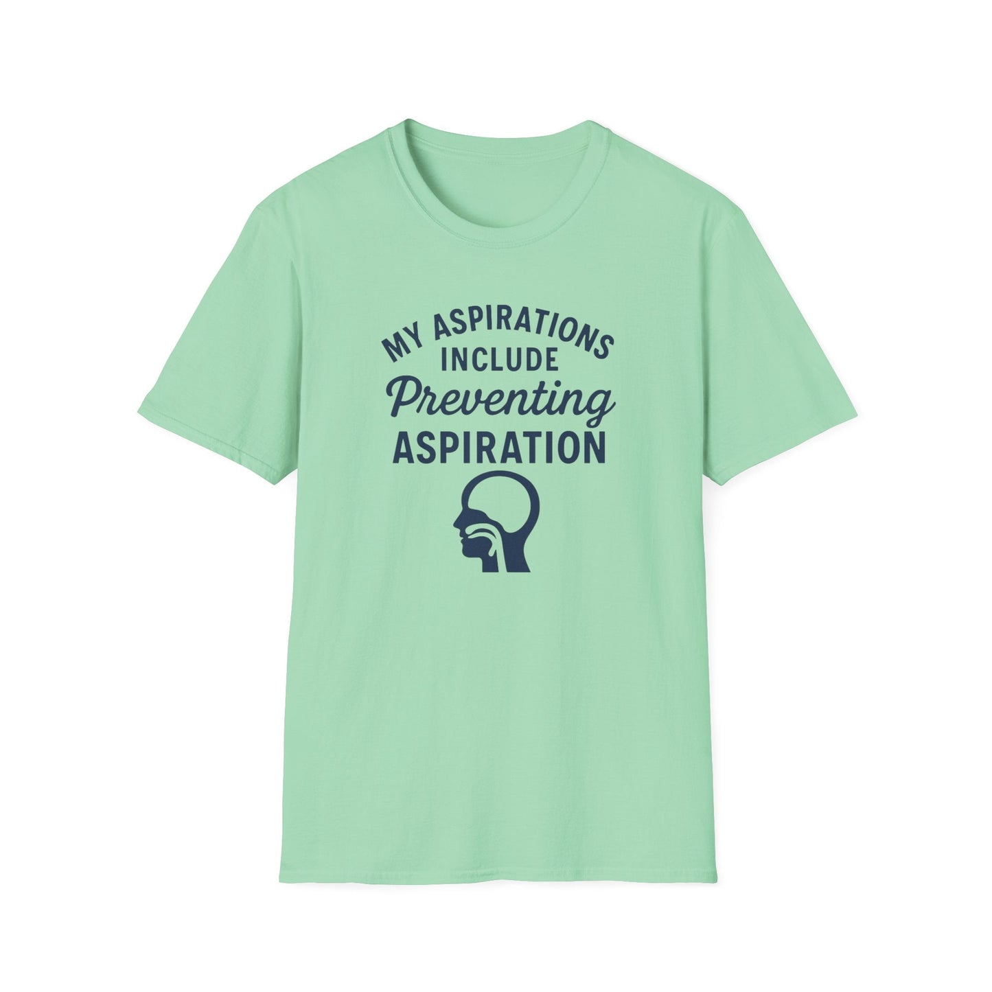 Preventing Aspiration T-Shirt - S / Mint Green - T-Shirt
