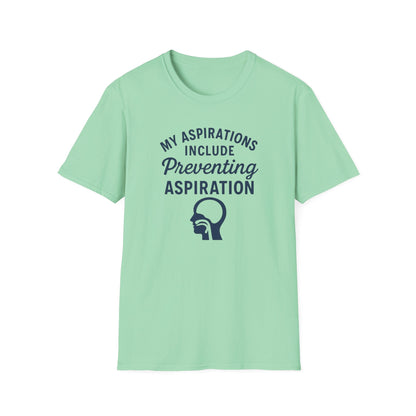 Preventing Aspiration T-Shirt - S / Mint Green - T-Shirt