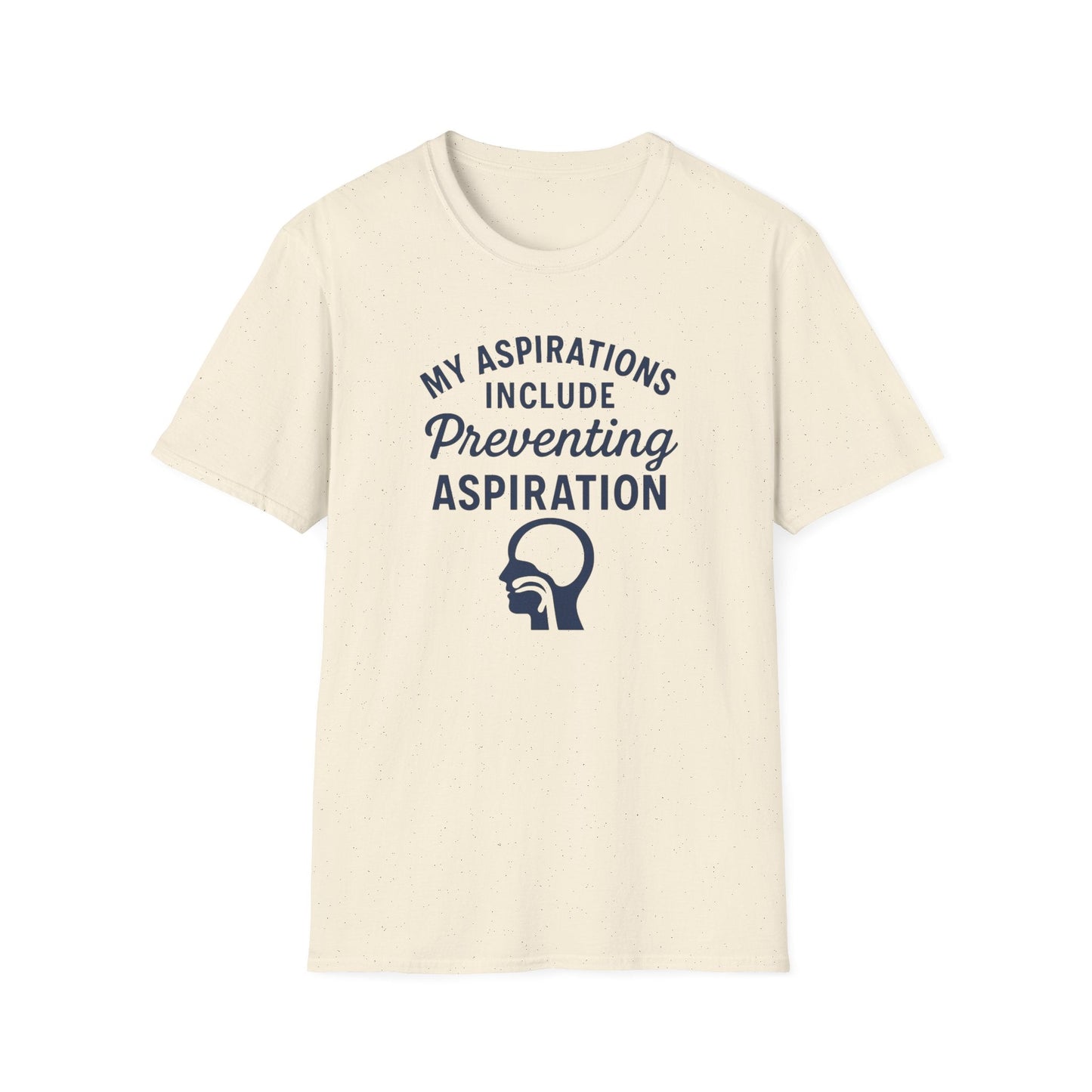 Preventing Aspiration T-Shirt - S / Natural - T-Shirt