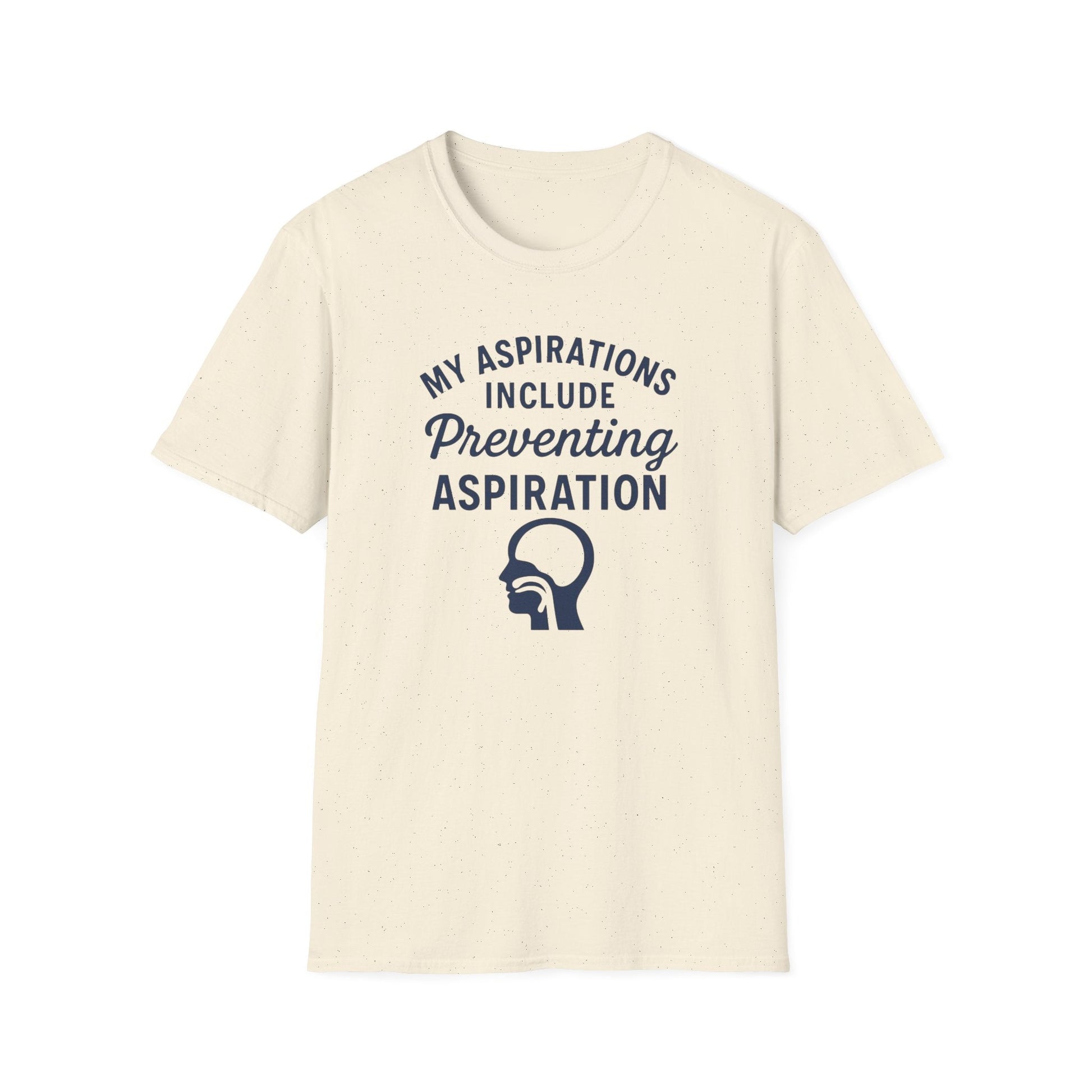 Preventing Aspiration T-Shirt - S / Natural - T-Shirt