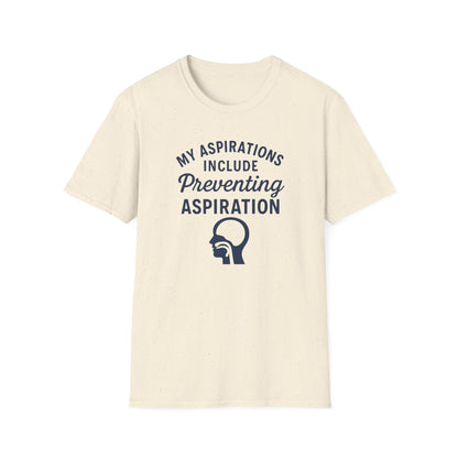 Preventing Aspiration T-Shirt - S / Natural - T-Shirt
